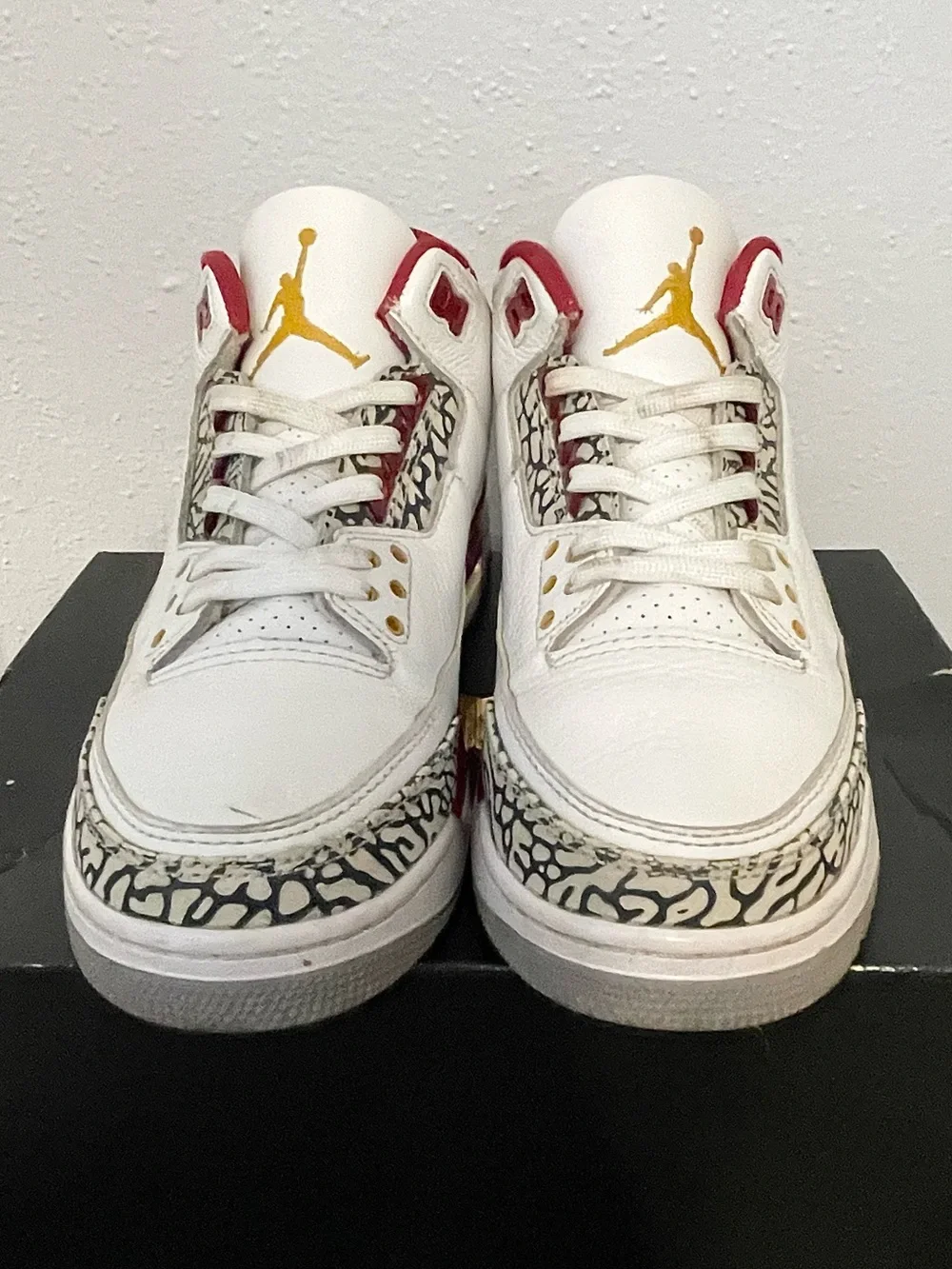 Air Jordan Retro 3 Cardinal Red Size 8